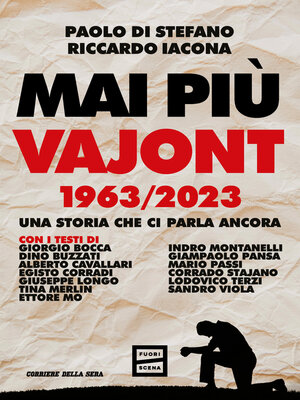cover image of Mai più Vajont 1963/2023
